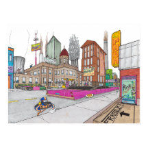 Voltz City Hall i perspektiv