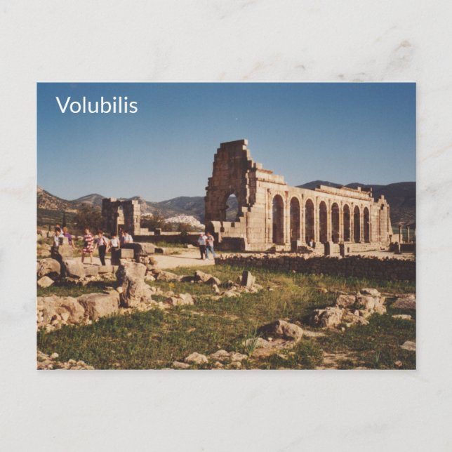 Volubilis - Marocko Vykort (Framsida)