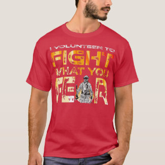 Volunr Firefighter, jag vill gärna slåss mot det d T Shirt