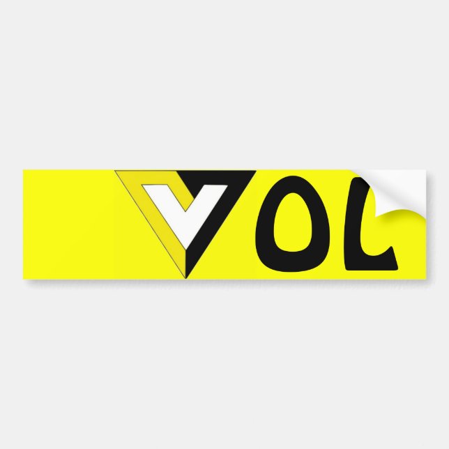 Voluntarism Bildekal (Framsidan)