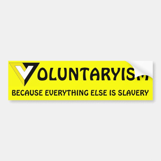 Voluntarism Bildekal (Framsidan)