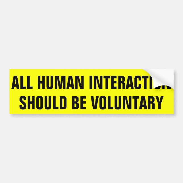 Voluntarism Bildekal (Framsidan)