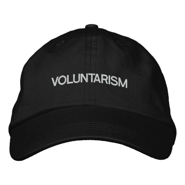 Voluntarism Broderad Keps (Framsida)