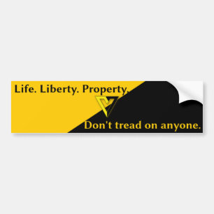 Voluntaryist Anarcho-Kapitalist bildekal