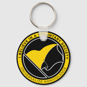 Voluntaryist AnCap Keychain Nyckelring