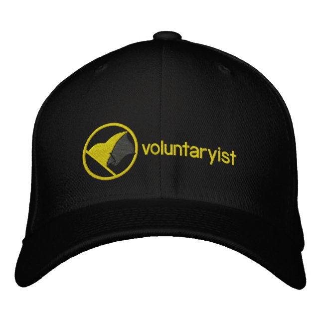 Voluntaryist Embroized Hat Broderad Keps (Framsida)