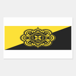 Voluntaryist Flagga Stickers Rektangulärt Klistermärke