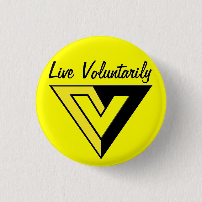 Voluntaryist knäppas knapp (Framsida)