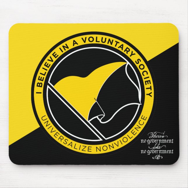 Voluntaryist Mousepads Musmatta (Framsidan)