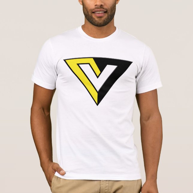 Voluntaryist V skjorta Tee (Framsida)
