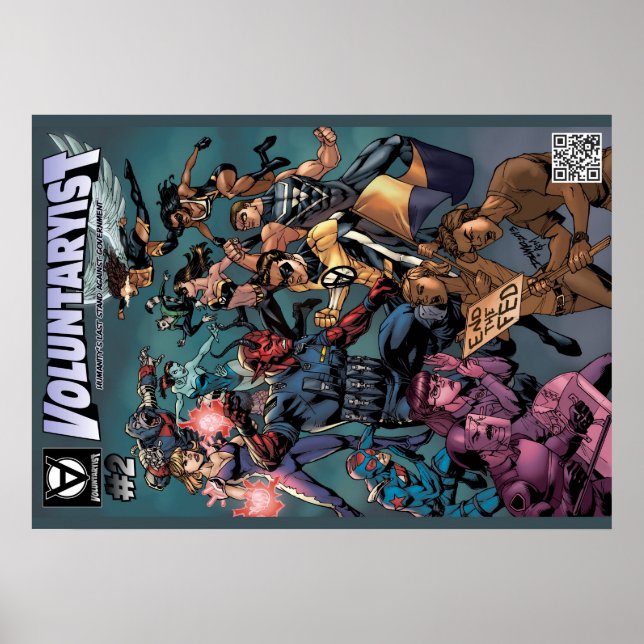 Voluntaryistiskt problem nr 2 Täckning Poster (Framsidan)