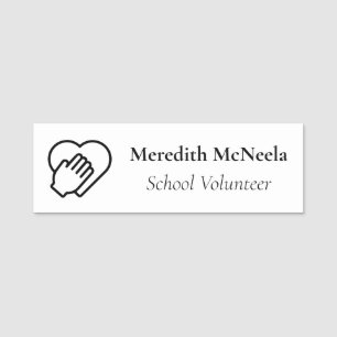 Volunteer Company/School Logotyp Namnbricka
