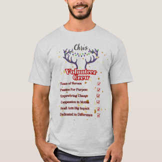 Volunteer Crew-Personligen T-Shirt