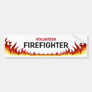 Volunteer Firefighter Bildekal