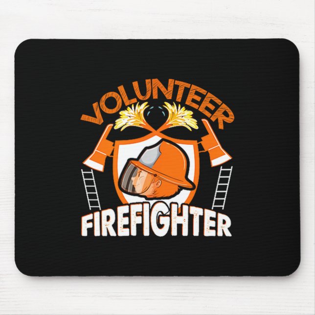 Volunteer Firefighter Fireman Gift Proud Firefight Musmatta (Framsidan)