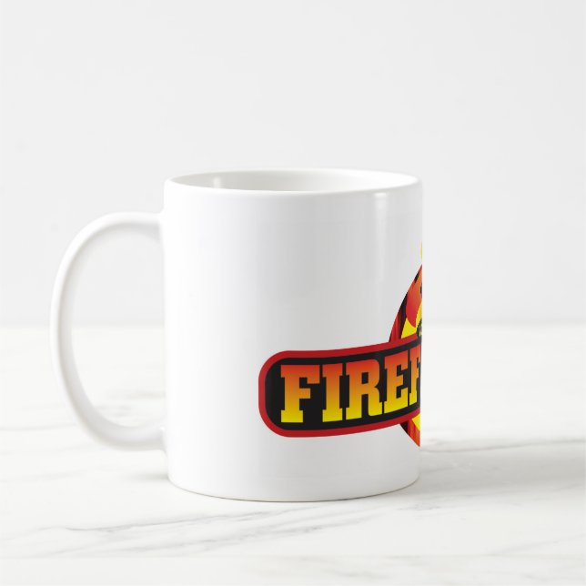 Volunteer Firefighter-kaffe mugg (Vänster)