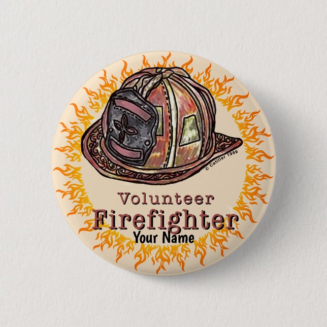 Volunteer Firefighter-stift Knapp (Framsida)