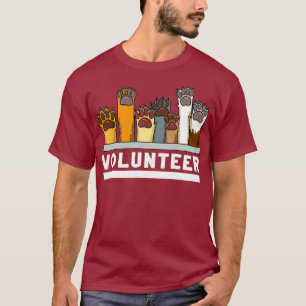 Volunteer för djurskydd För Hund Rädding T Shirt