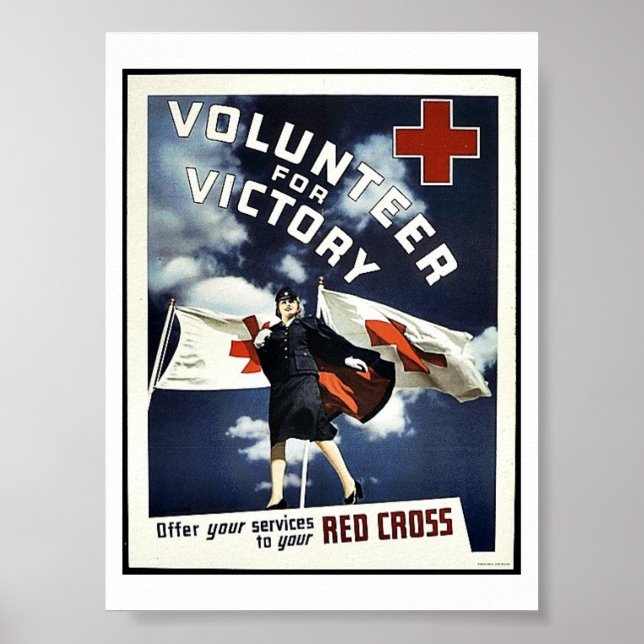 Volunteer for Victory Poster (Framsidan)