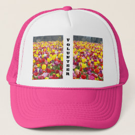 VOLUNTEER Hattar Rosa Trucker Hattar Tulpaner Keps