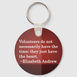 Volunteer Heart Nyckelring