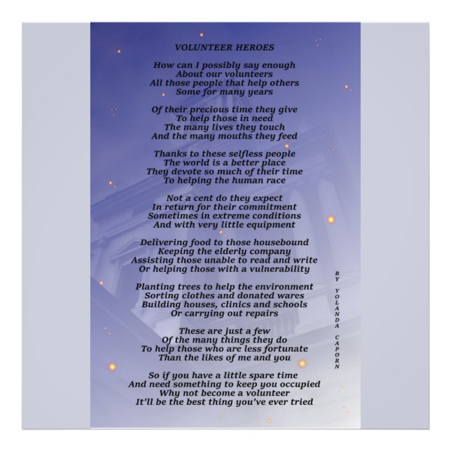 Volunteer Heroes Foto EnUtvidgning (Framsidan)