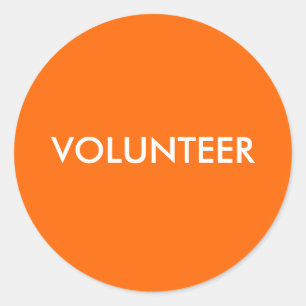 VOLUNTEER RUNT KLISTERMÄRKE