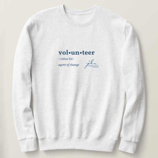 Volunteer Sweatshirt (Design framsida)