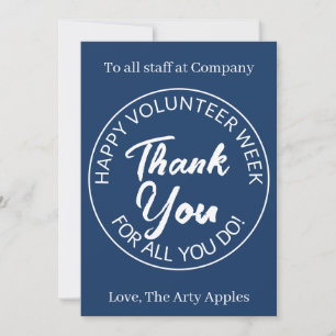 Volunteer tack kort