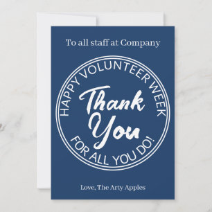 Volunteer tack kort