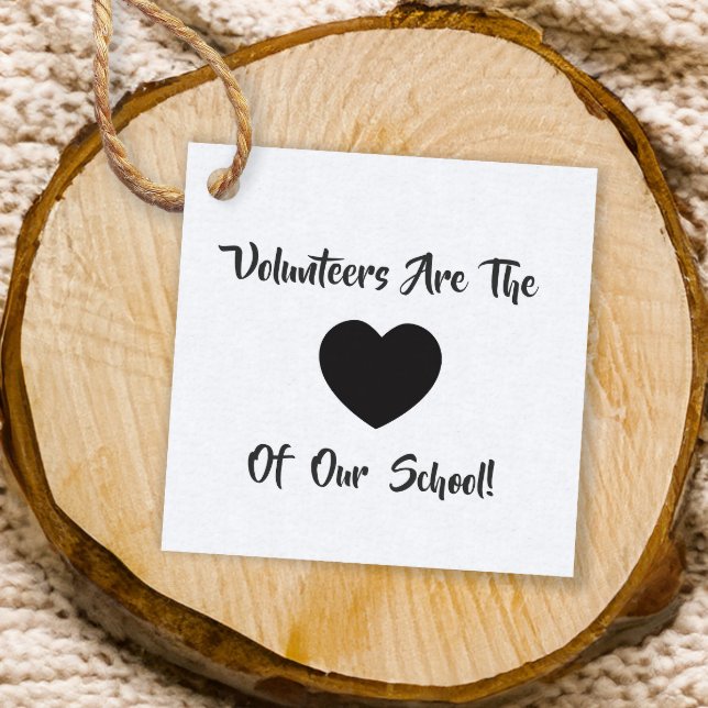 Volunteer Tack, Volunteer Gift Märkre, Kraft Gåvor Etiketter (Skapare uppladdad)