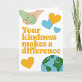 Volunteer Thank You Card Kort