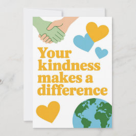Volunteer Thank You Card Tack Kort