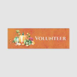 Volunteer Usher-Thanksgiving för höstskörd Namnbricka