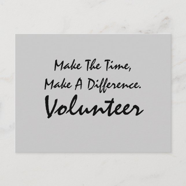 Volunteer Vykort (Framsida)