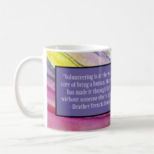 "Volunteering" av Heather Fransk Henry Kaffemugg