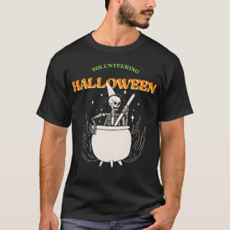 Volunteering Halloween-vänner T Shirt