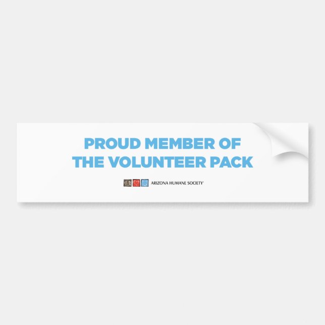 Volunterpack - stötfångare bildekal (Framsidan)
