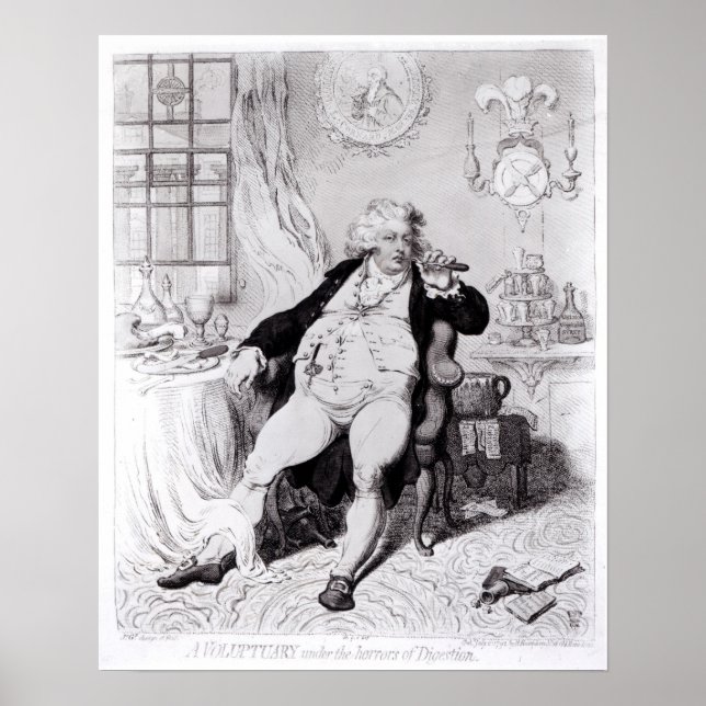 Voluptuary under the Horrors of Digestion Poster (Framsidan)