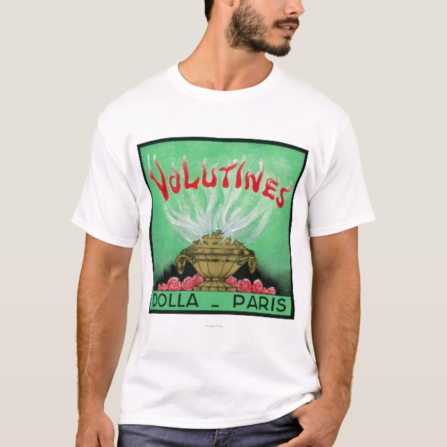 Volutines parfym LabelParis, frankrike T-shirt (Framsida)