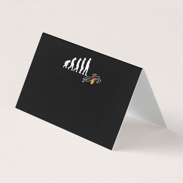 Volution Polischef Löjtnant Crime Scene Visitkort (Framsida)