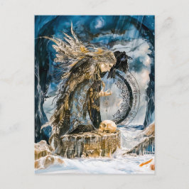 Völva Seeress of Norse Prophecy Helg Vykort