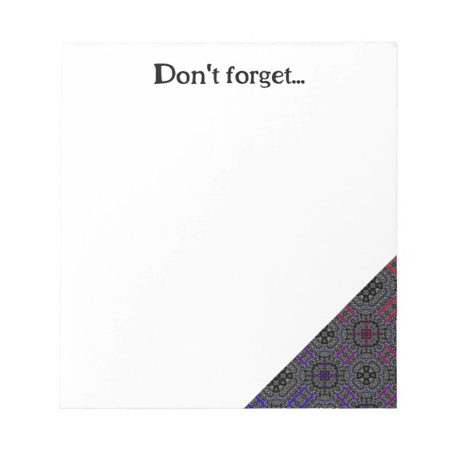 Volym 13:s kalejdoskop art 7 anteckningsblock (Framsida)