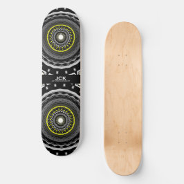 Volym 1:s kaleidoskop art 10 mini skateboard bräda 18,5 cm