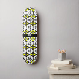 Volym 1:s kaleidoskop art 20 mini skateboard bräda 18,5 cm
