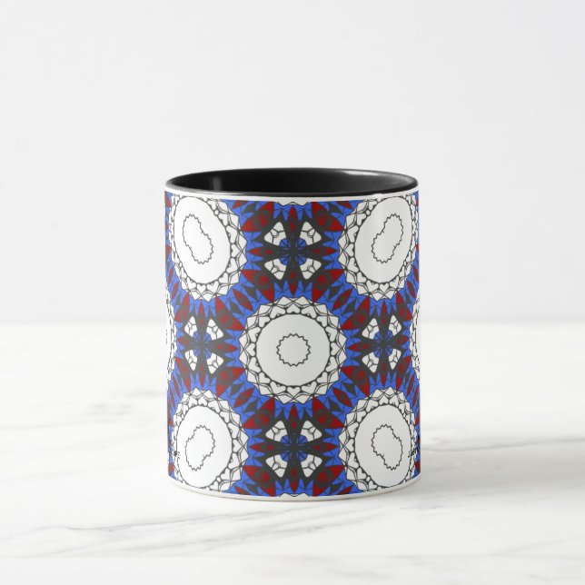 Volym 4:s kaleidoskop art 10 mugg (Center)