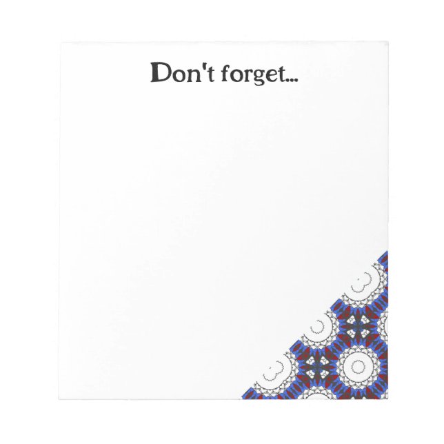 Volym 4:s kaleidoskop art 5 anteckningsblock (Framsida)