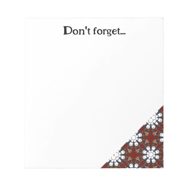 Volym 4:s kaleidoskop art 6 anteckningsblock (Framsida)