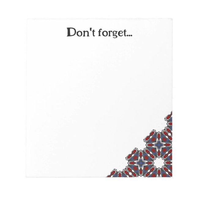 Volym 4:s kaleidoskop art fjorton anteckningsblock (Framsida)