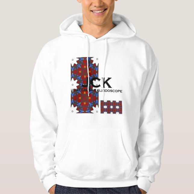 Volym 4:s kaleidoskop art tjugotvå hoodie (Framsida)